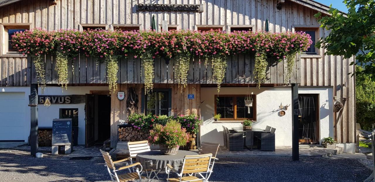 Bauernlodge Alpin Appartements Höfen Exterior foto