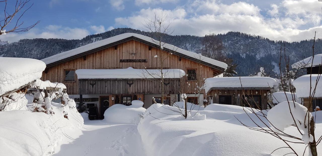 Bauernlodge Alpin Appartements Höfen Exterior foto